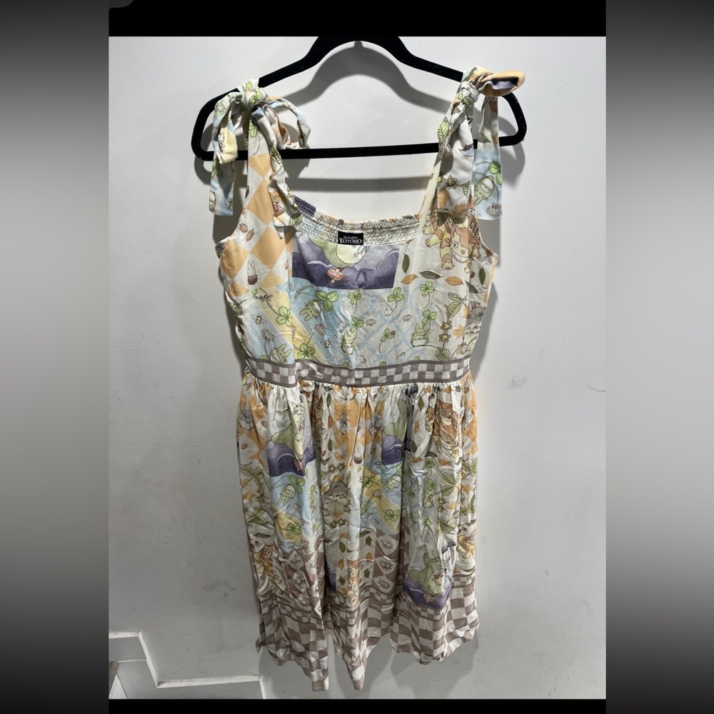 Studio Ghibli My Neighbor Totoro Mosaic Midi Dress - Picture 3 of 12